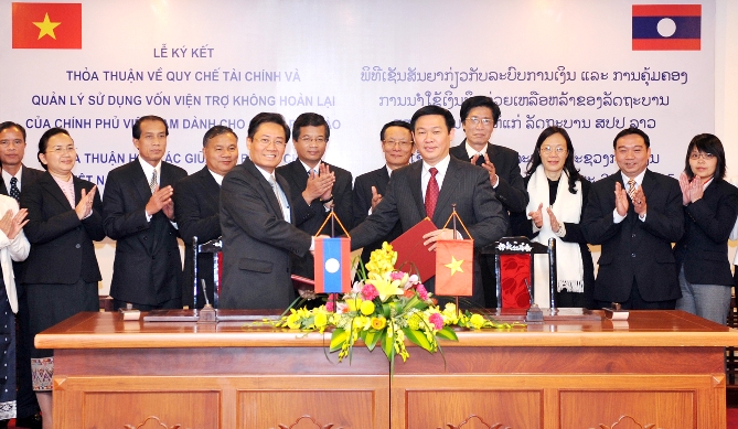 វៀតណាមនិងឡាវបង្កើនកិច្ចសហប្រតិបត្តិការលើវិស័យហិរញ្ញវត្ថុ